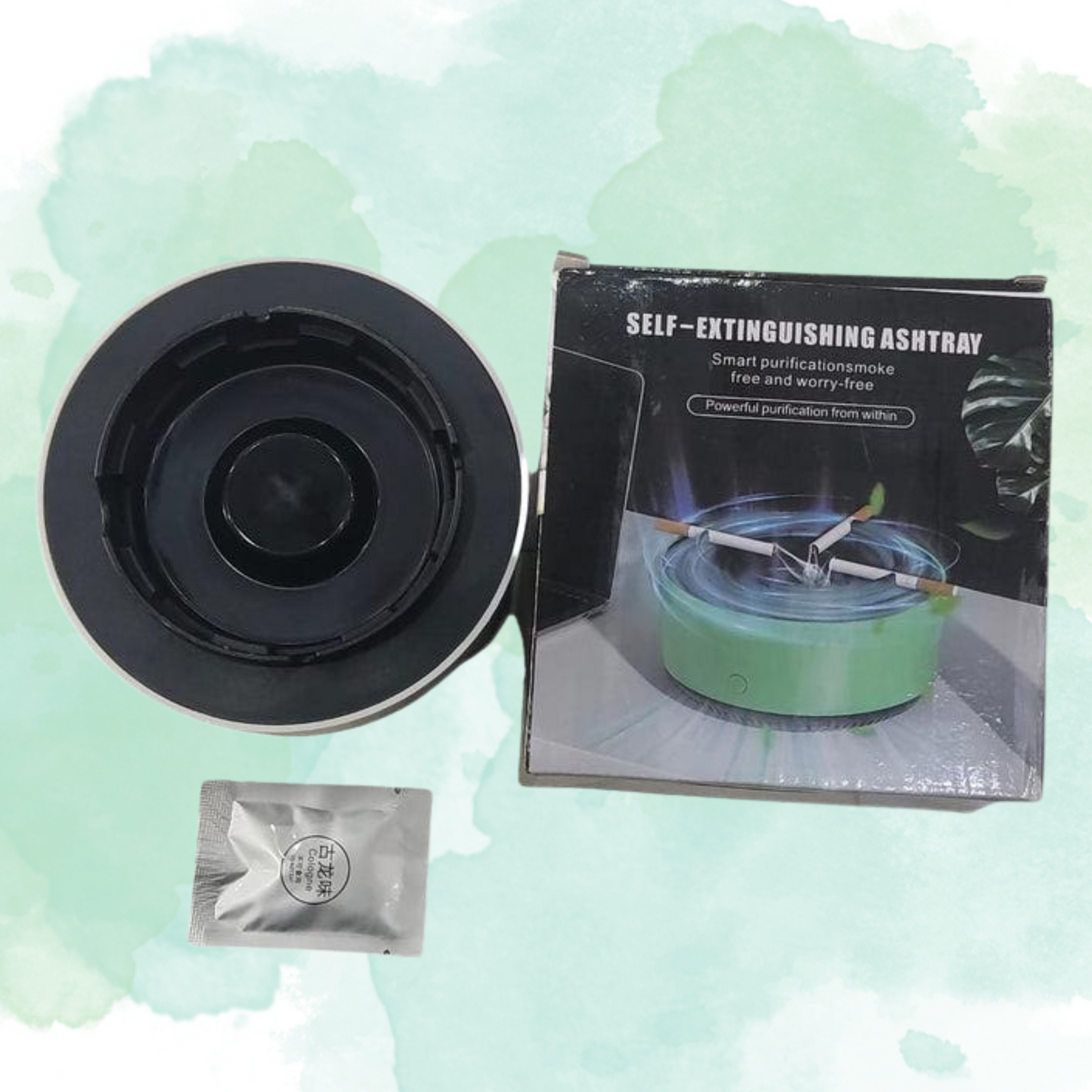 CENICERO MULTIUSOS PURIFICADOR DE AIRE