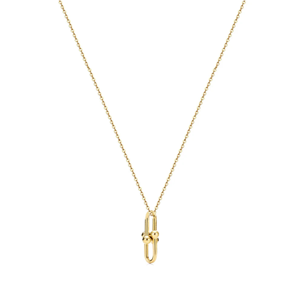 MinaMaMa Minimalist Stainless Steel Handmade Capsule Pendant Necklace For Women Fashion Jewelry Gift