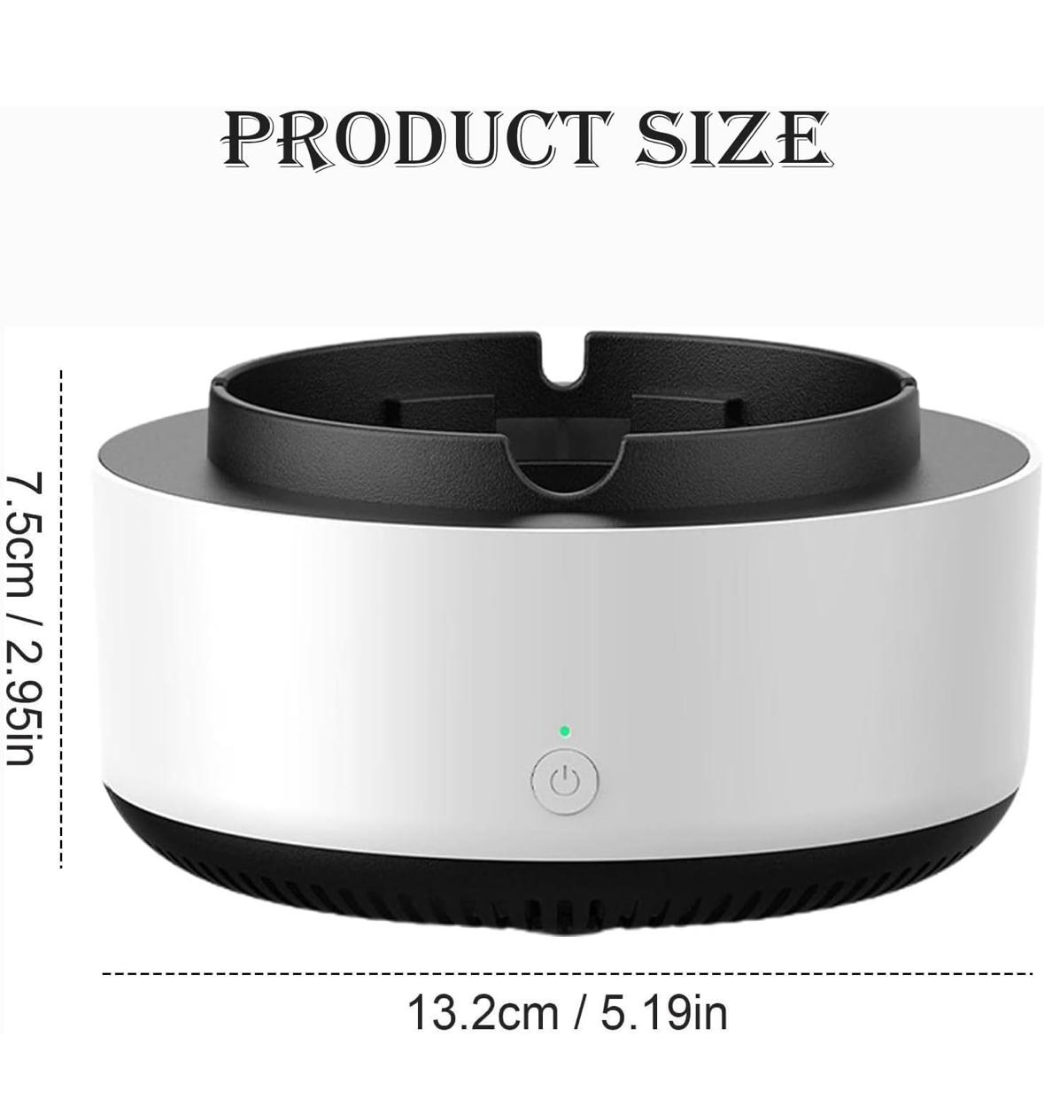 CENICERO MULTIUSOS PURIFICADOR DE AIRE