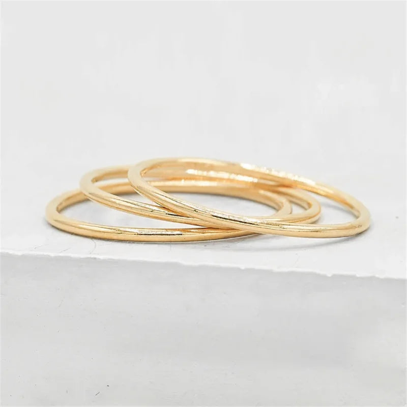 14K gold filled Knuckle Ring Boho Gold Jewelry Anillos Mujer Minimalistic Stacking Bohemian Ring for Women Minimalist Ring