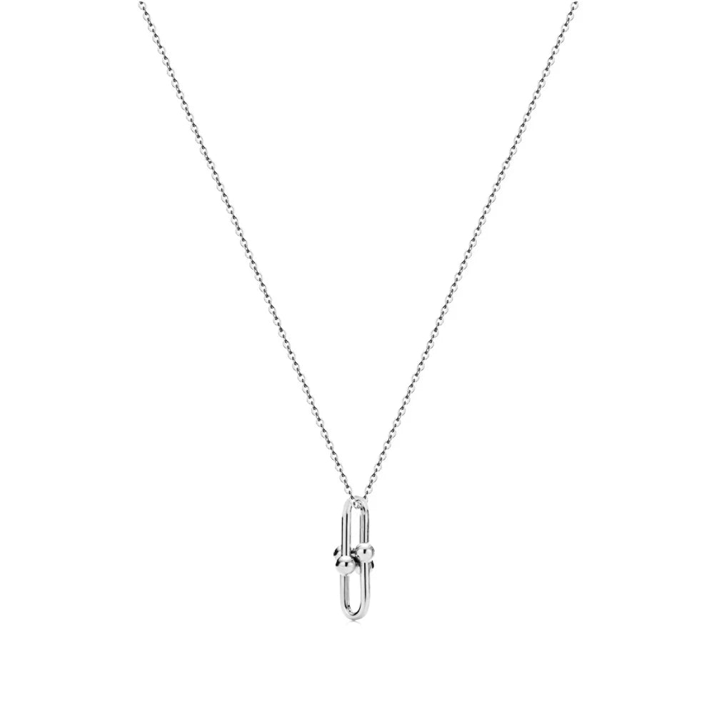 MinaMaMa Minimalist Stainless Steel Handmade Capsule Pendant Necklace For Women Fashion Jewelry Gift