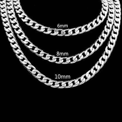 Luxurious Gold Plated Curb Link Cuban Chain Necklace for Men & Women