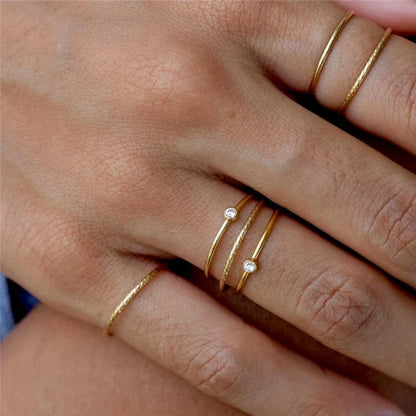 14K gold filled Knuckle Ring Boho Gold Jewelry Anillos Mujer Minimalistic Stacking Bohemian Ring for Women Minimalist Ring
