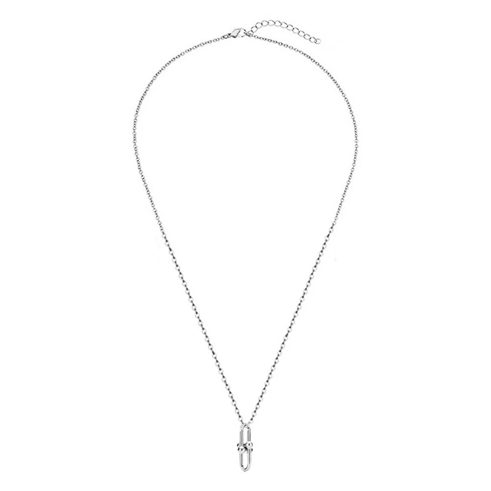 MinaMaMa Minimalist Stainless Steel Handmade Capsule Pendant Necklace For Women Fashion Jewelry Gift