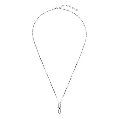 MinaMaMa Minimalist Stainless Steel Handmade Capsule Pendant Necklace For Women Fashion Jewelry Gift