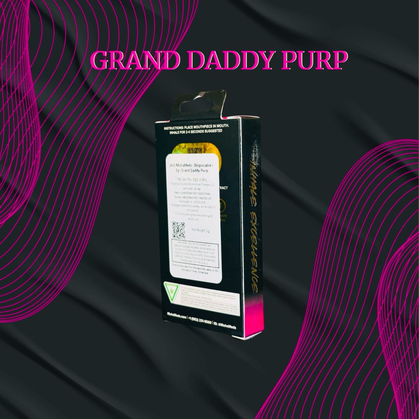Aromatizante Ambiental – GRAND DADDY PURP