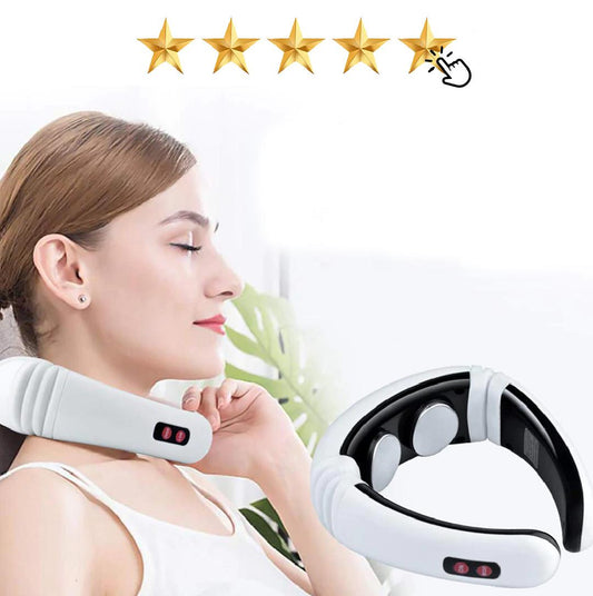 Masajeador de cuello con 2 electrodos