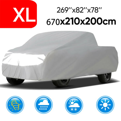 NOVSIGHT Truck Cover All Season Car Cover for Pickup Truck Against Dust Debris Windproof UV Car Protect Fit For Toyota Tacoma