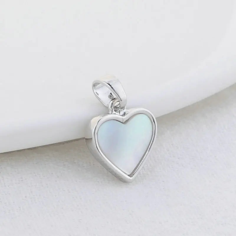 14K Gold Color Brass with Shell Moon Star Heart Cross Charms Pendants Necklace Earrings Jewelry Making Supplies Accessories