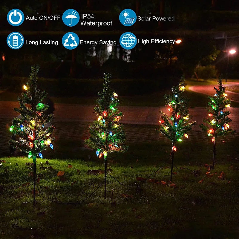 MerryRay™ – Solar-Powered Festive Tree Lamp 🌟