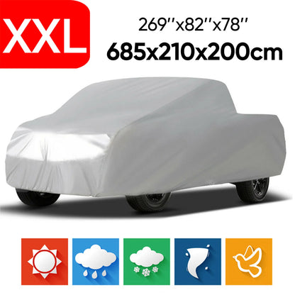 NOVSIGHT Truck Cover All Season Car Cover for Pickup Truck Against Dust Debris Windproof UV Car Protect Fit For Toyota Tacoma