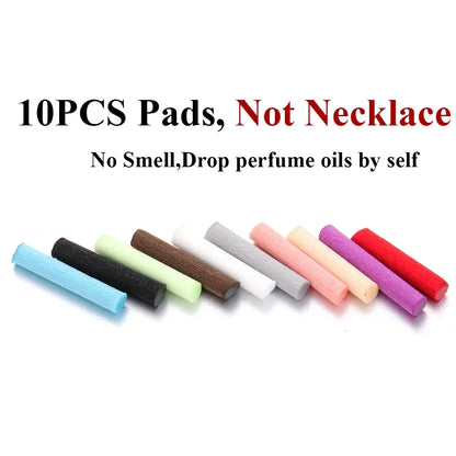 Aromatherapy Necklace Diffuser Pendant 316L Stainless Steel Locket Aroma Perfume Oils Essential Oil Diffuser Pendant Necklace