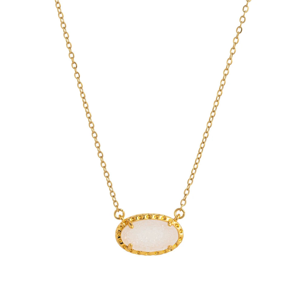 Kendra Scott Holland Gold Heart Short Pendant Necklace Pink Crystal