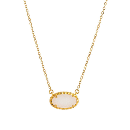 Kendra Scott Holland Gold Heart Short Pendant Necklace Pink Crystal