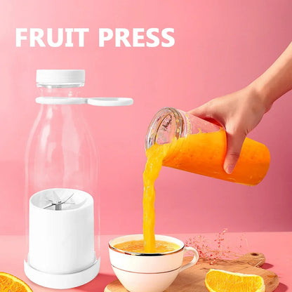 Electric Fruit Juicer Cup 380ml/420ml USB Rechargeable Portable Blender Juice Maker Machine Bottle Smoothie Juicer Machine