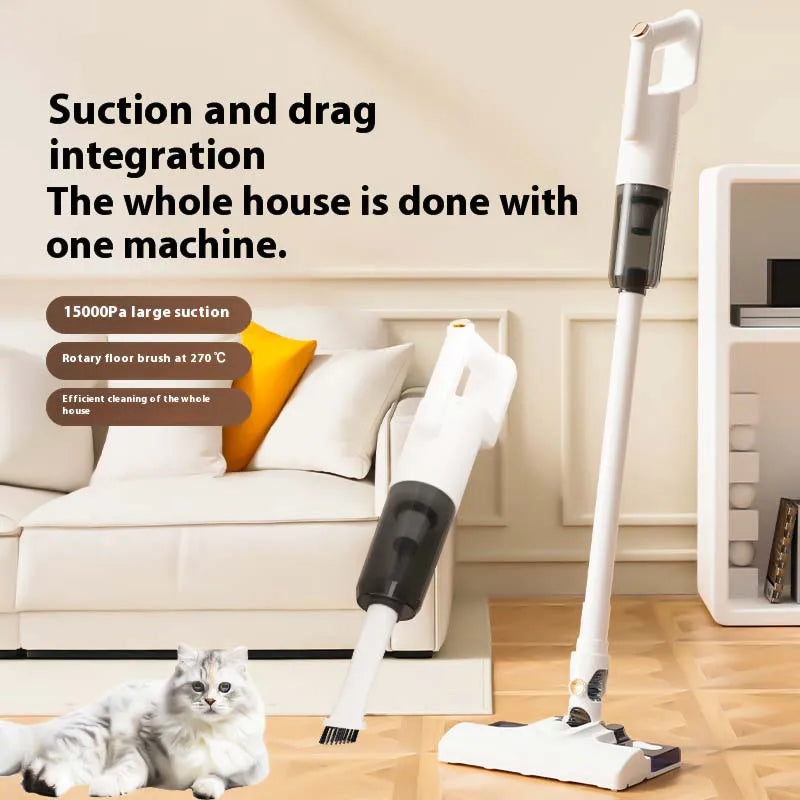Wireless vertical handheld vacuum cleaner, 7000Pa strong suction, car/household vacuum cleaner, portable cleaner.