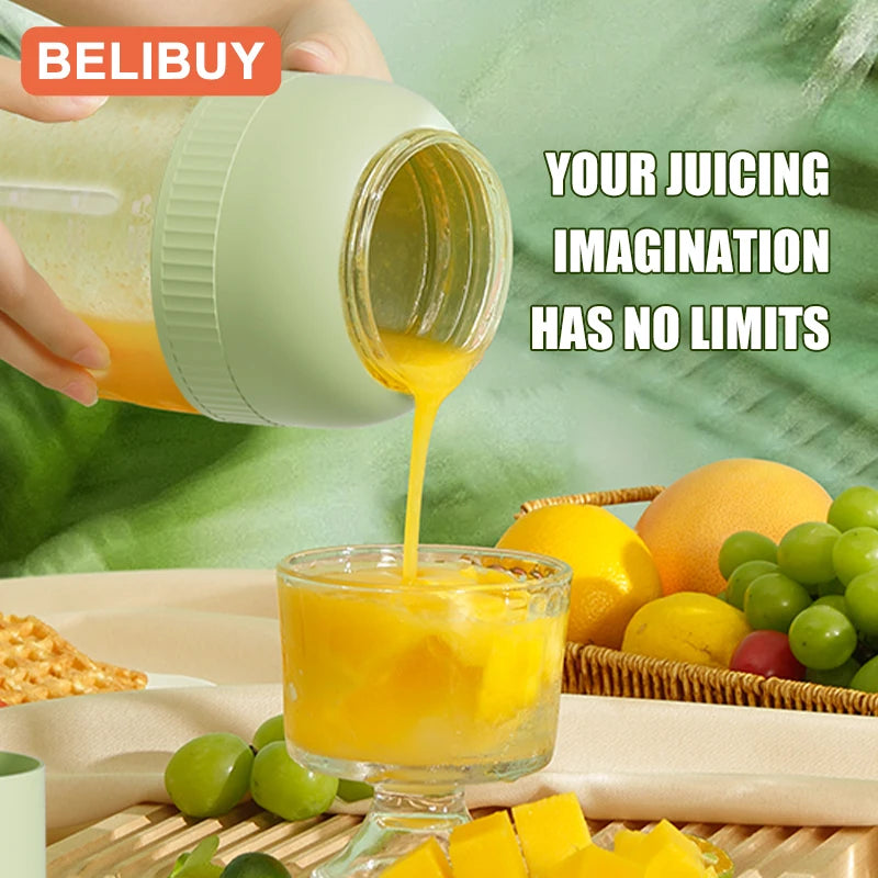 Mini Portable Blender Electric Juicer Fruit Mixers 2000mAh USB Rechargeable Smoothie Mini Blender Multifunction Juice Maker