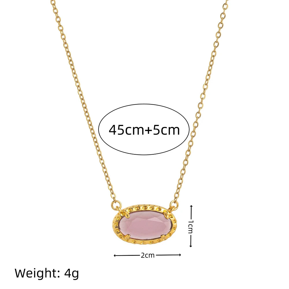 Kendra Scott Holland Gold Heart Short Pendant Necklace Pink Crystal