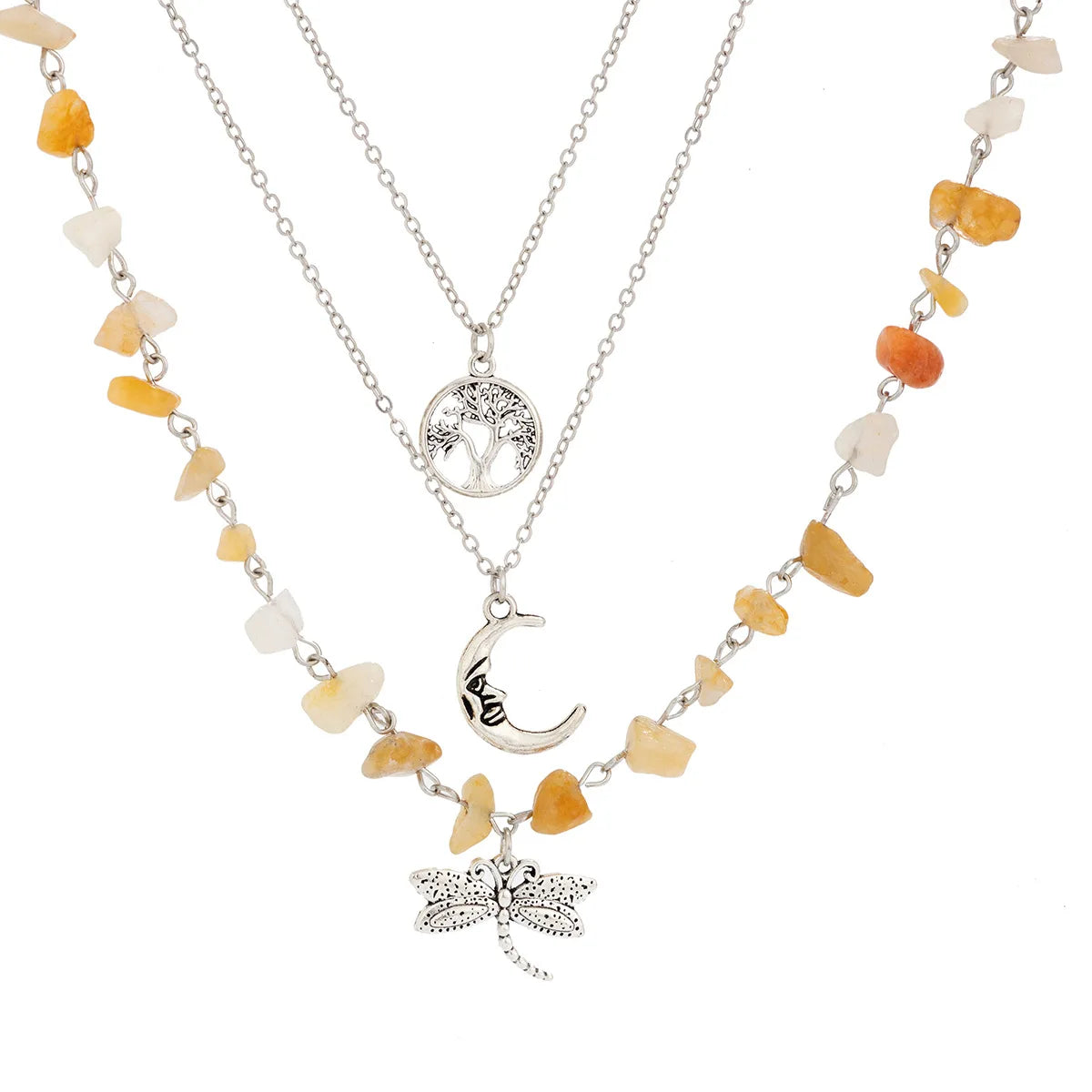 Moon Sun Star Necklace