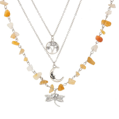 Moon Sun Star Necklace