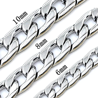 Luxurious Gold Plated Curb Link Cuban Chain Necklace for Men & Women