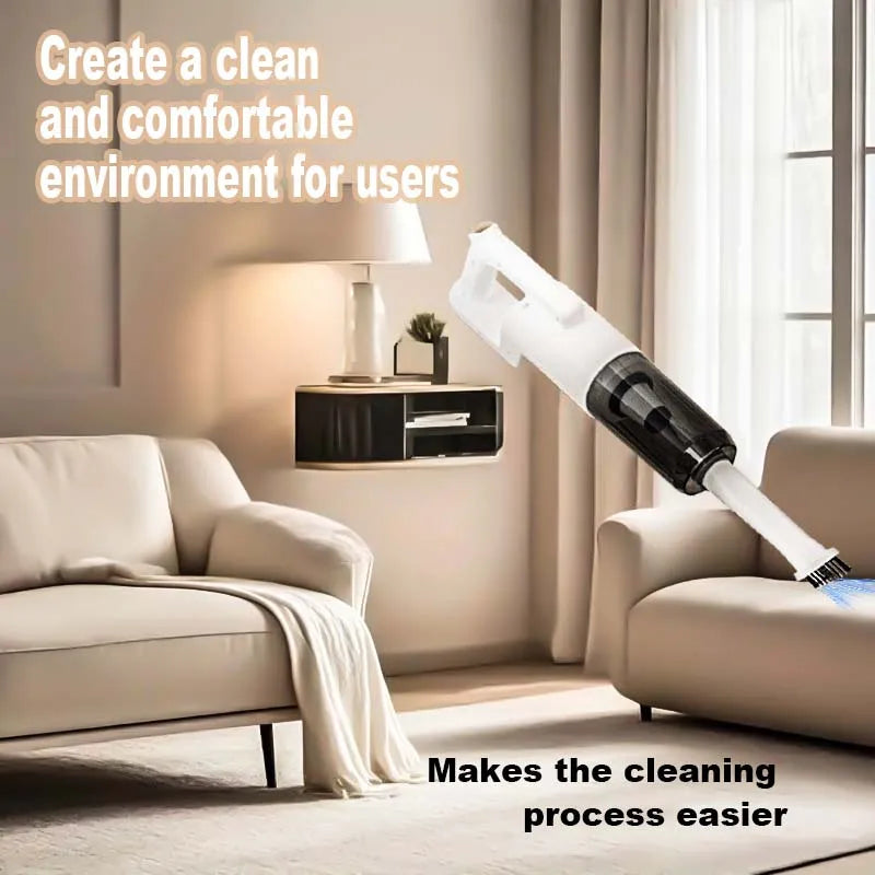 Wireless vertical handheld vacuum cleaner, 7000Pa strong suction, car/household vacuum cleaner, portable cleaner.