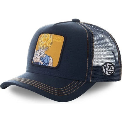 High Quality Dragon Ball Styles Anime Son Goku Cotton New Baseball Cap Men Women Hip Hop Dad Adjustable Mesh Hat Trucker Hat