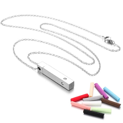 Aromatherapy Necklace Diffuser Pendant 316L Stainless Steel Locket Aroma Perfume Oils Essential Oil Diffuser Pendant Necklace