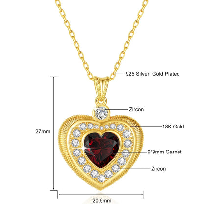 Szjinao 100% Real 18K Gold Heart Necklace 9mm 3ct Moissanite Pendant K Gold Luxury Wedding Jewelry With Certificate Wholesale