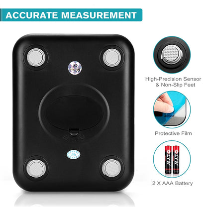 ULTREAN Digital Kitchen Scale 5000g/1g Multifunction Electric Food Scale LCD Display High Precise Waterproff Measuring Scale