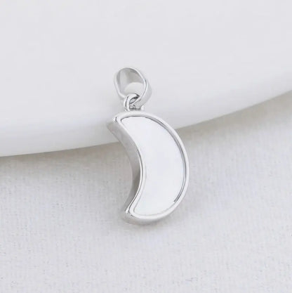 14K Gold Color Brass with Shell Moon Star Heart Cross Charms Pendants Necklace Earrings Jewelry Making Supplies Accessories