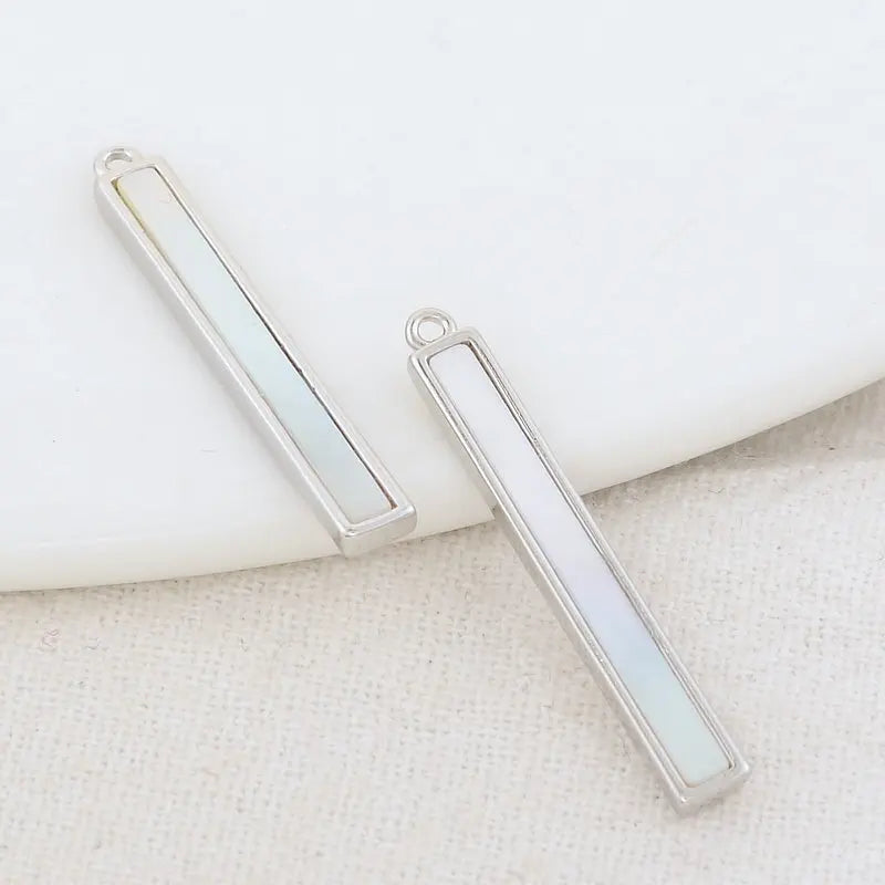 14K Gold Color Brass with Shell Moon Star Heart Cross Charms Pendants Necklace Earrings Jewelry Making Supplies Accessories