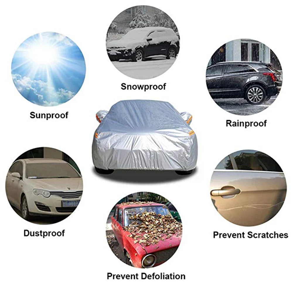 Neverland SUV Cover Coat Protector Dust Rain Snow Water Proof Full UV Protective Car Covers Indoor Outdoor D45 190T Auto Covers