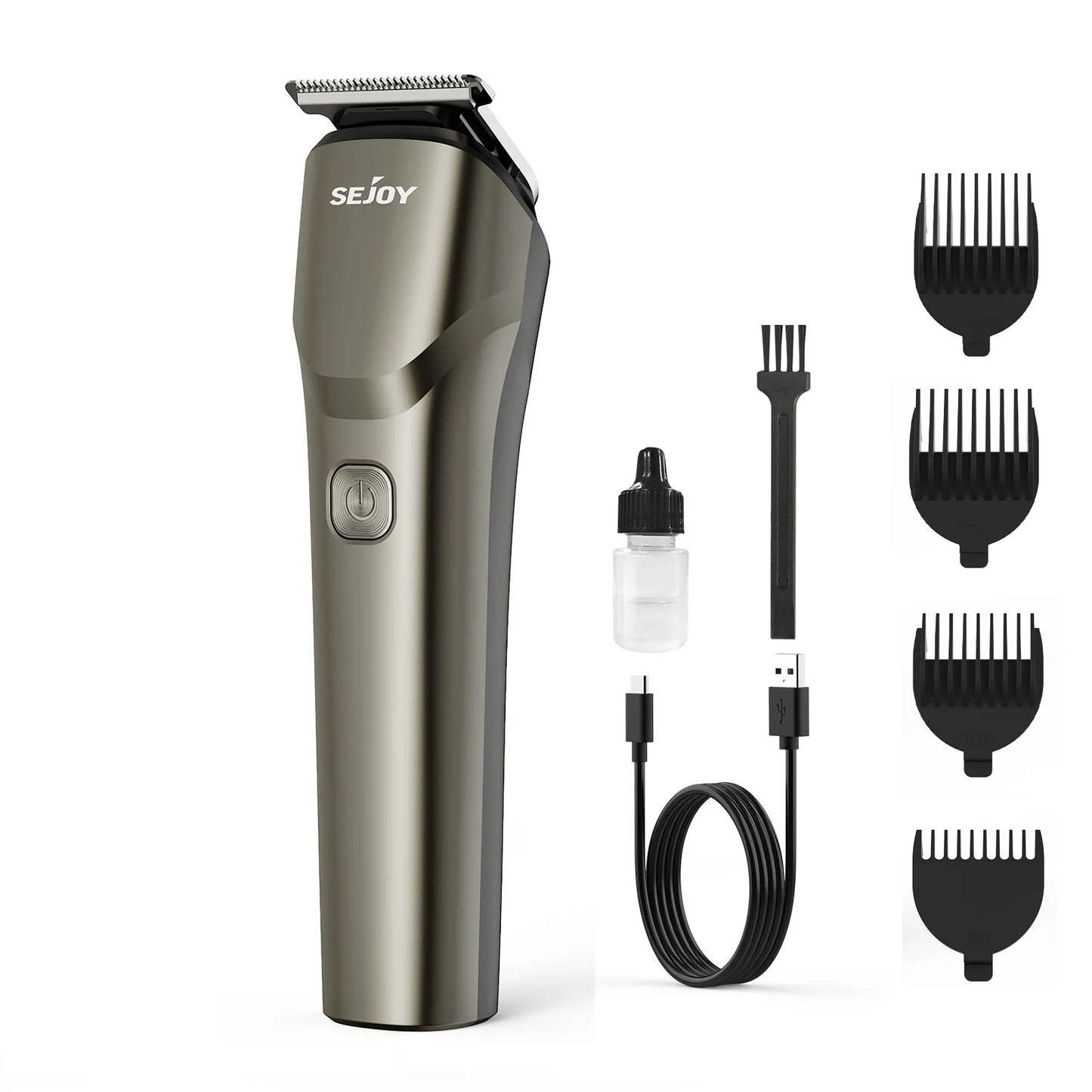 SEJOY Electric Hair Clippers for Men Professional Hair Trimmer Cordless Rechargeable Haircutting Machine for Travel