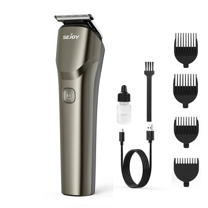 SEJOY Electric Hair Clippers for Men Professional Hair Trimmer Cordless Rechargeable Haircutting Machine for Travel