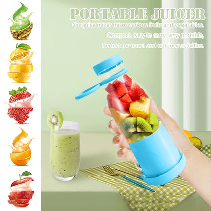 Electric Fruit Juicer Cup 380ml/420ml USB Rechargeable Portable Blender Juice Maker Machine Bottle Smoothie Juicer Machine