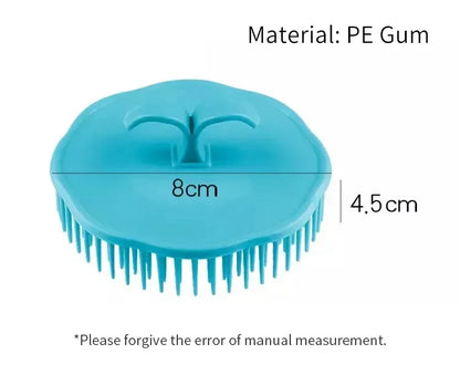 1pcs Black Hair Comb Scalp Massagers Round Comb Women Men Shower Brush Hair Scalp Shower Wash Clean Hair Tool Brush