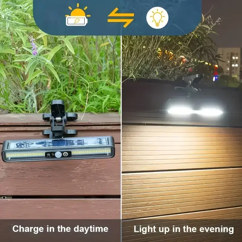 Solar LED Light 300000LM Outdoor Lamp Of Motion Sensor 4 Mode Waterproof