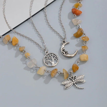 Moon Sun Star Necklace
