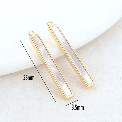 14K Gold Color Brass with Shell Moon Star Heart Cross Charms Pendants Necklace Earrings Jewelry Making Supplies Accessories