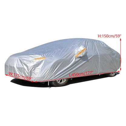 Car Cover Is Thickened Outdoor Sun Protection Heat Insulation Ultraviolet Protection and Dust Prevention the Four Seasons