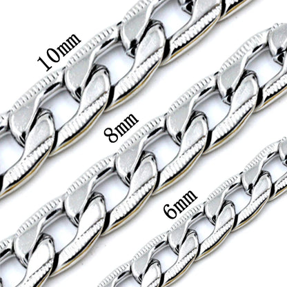 Luxurious Gold Plated Curb Link Cuban Chain Necklace for Men & Women