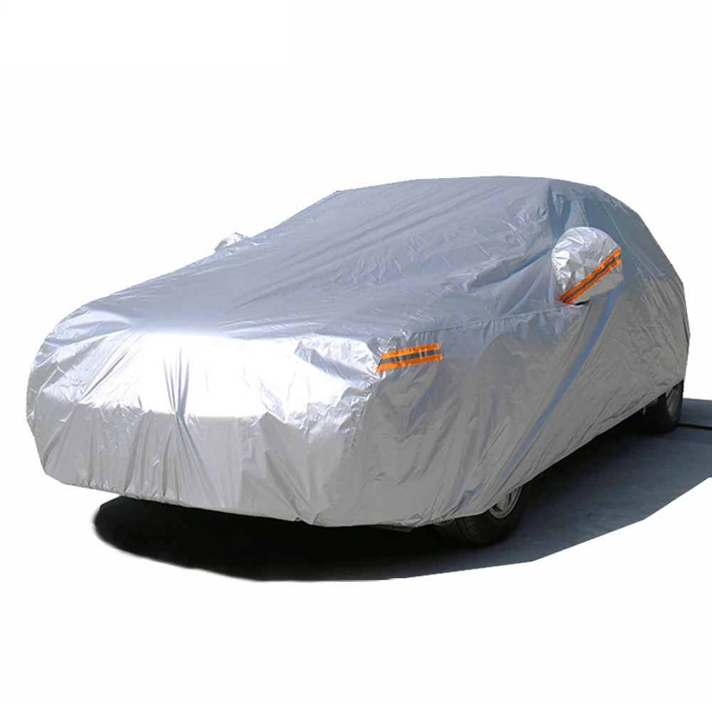 Car Cover Is Thickened Outdoor Sun Protection Heat Insulation Ultraviolet Protection and Dust Prevention the Four Seasons