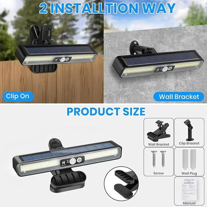 Solar LED Light 300000LM Outdoor Lamp Of Motion Sensor 4 Mode Waterproof