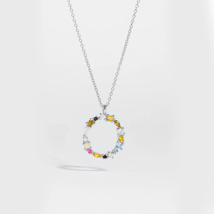 ANDYWEN 925 Sterling Silver Gold Letter M Pendant Initial F Alphabet Necklace Monogram Opals 2020 Women Accessories Jewelry