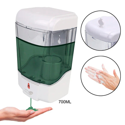 700ml Wall-Mounted Automatic Liquid Soap Dispenser For Kitchen Bathroom Touch-free Lotion Pump Touchless IR Sensor