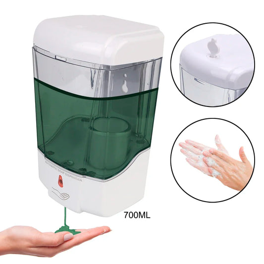 700ml Wall-Mounted Automatic Liquid Soap Dispenser For Kitchen Bathroom Touch-free Lotion Pump Touchless IR Sensor