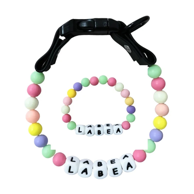 PawBond™ – Personalized Pet Collar & Matching Bracelet Set 🐾💖