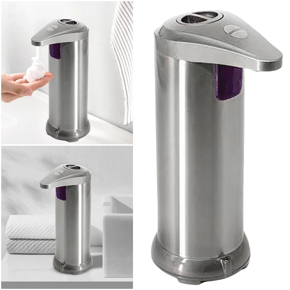 Automatic Soap Dispenser Infrared Motion Sensor Hand Free Soap Dispenser Electric Automatic Soap Dispenser for Kitchen Bathroom