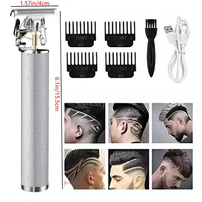 Hair Clippers Professional Cordless for Men, Barber Clippers for Hair Cutting Kit, Wireless LCD Display Hair Trimmers Set